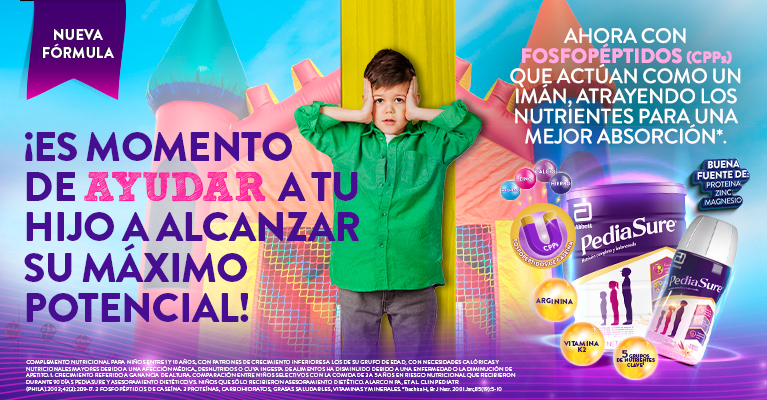 Pediasure alcanza el maximo potencial de tus hijos